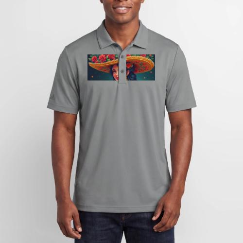 Mexican Design, Regional Mexican Charro Woman - Adidas Performance Polo