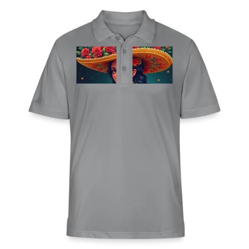 Mexican Design, Regional Mexican Charro Woman - Adidas Performance Polo