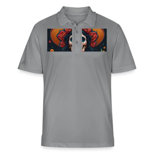 Charra Skull Art | Traditional Mexican Design - Adidas Performance Polo