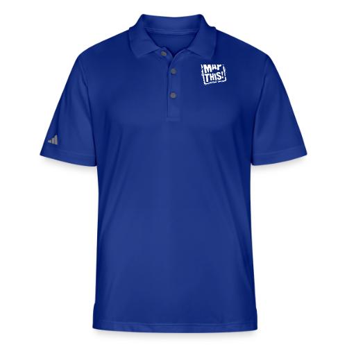 MapThis! White Stamp Logo - Adidas Performance Polo