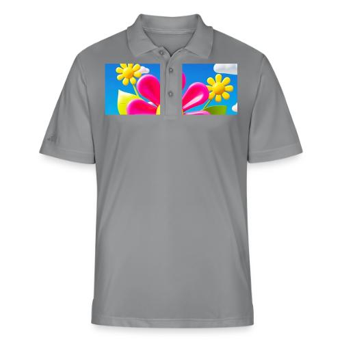 Pink Floral Peace | Sky & Nature Design - Adidas Performance Polo