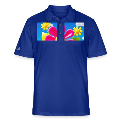 Pink Floral Peace | Sky & Nature Design - Adidas Performance Polo