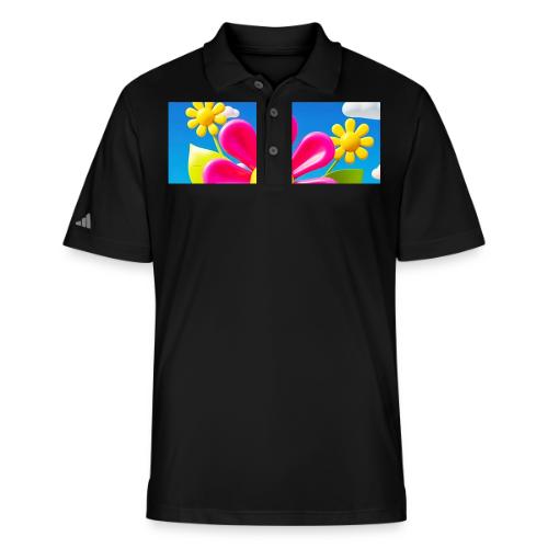 Pink Floral Peace | Sky & Nature Design - Adidas Performance Polo