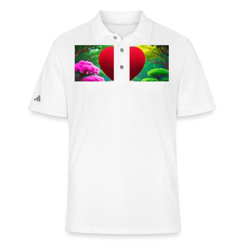 Double Heart, fantasy, nature and fantasy - Adidas Performance Polo