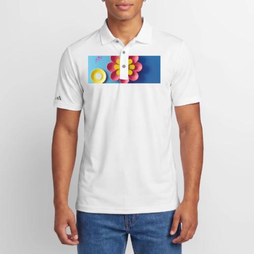Flower design and harmony of environmental well-be - Adidas Performance Polo