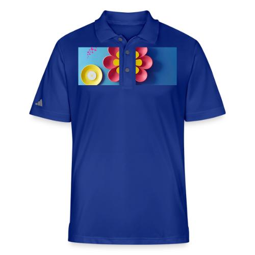 Flower design and harmony of environmental well-be - Adidas Performance Polo