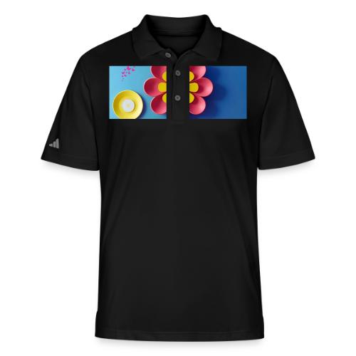 Flower design and harmony of environmental well-be - Adidas Performance Polo