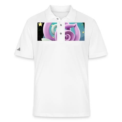 Lila Bloom | Double Floral Eco-Inspired Art - Adidas Performance Polo