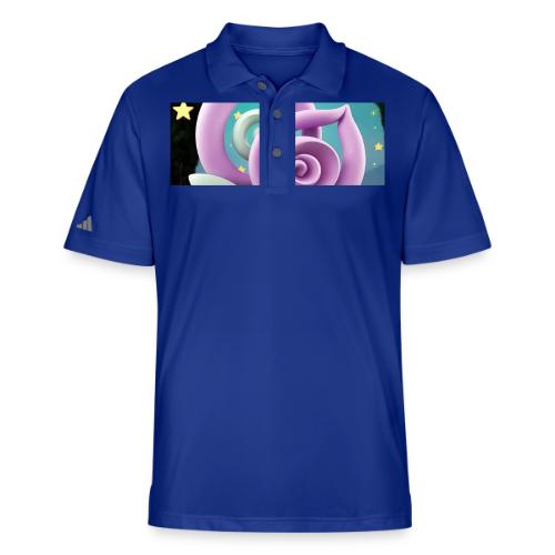 Lila Bloom | Double Floral Eco-Inspired Art - Adidas Performance Polo
