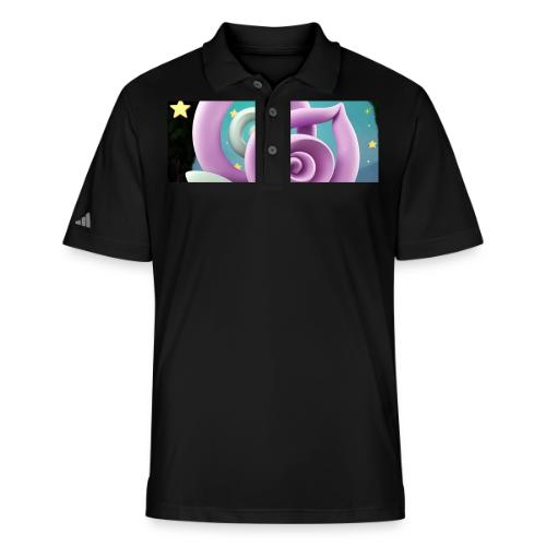 Lila Bloom | Double Floral Eco-Inspired Art - Adidas Performance Polo