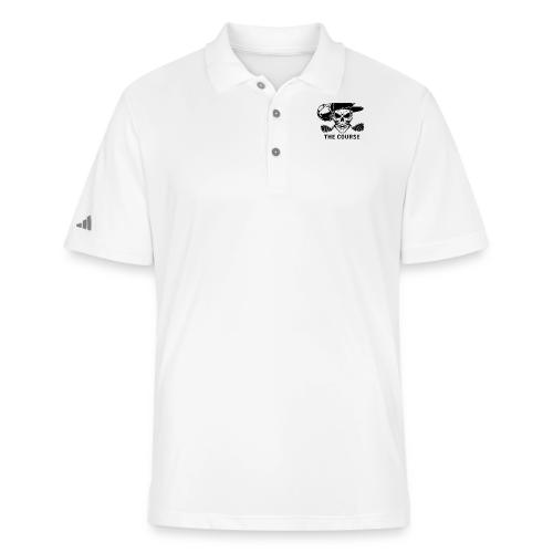 RIP THE COURSE - Skull Golf Gift Tee for Men - Adidas Performance Polo