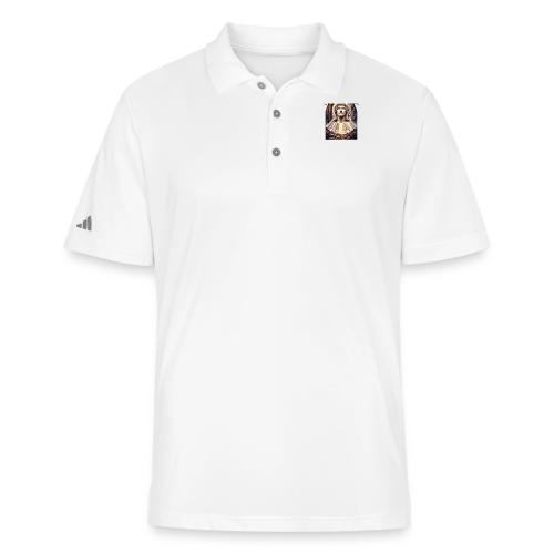 Easter He Is Risen Face of Christ T Shirt, Gift - Adidas Performance Polo