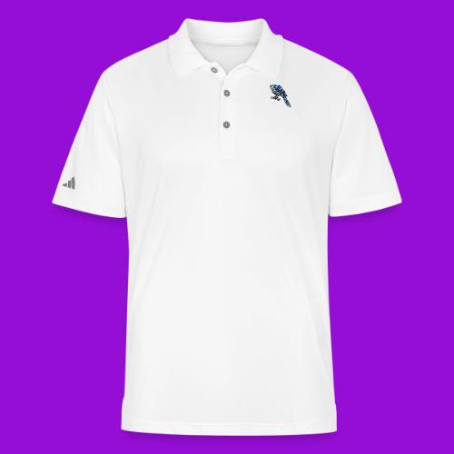 Silver Blue Jay on Perch - Adidas Performance Polo