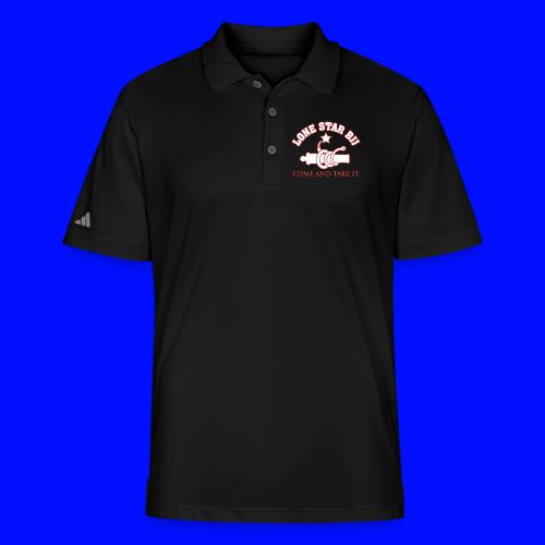 LONE STAR BRAZILIAN JIU-JITSU - Red and white - Adidas Performance Polo