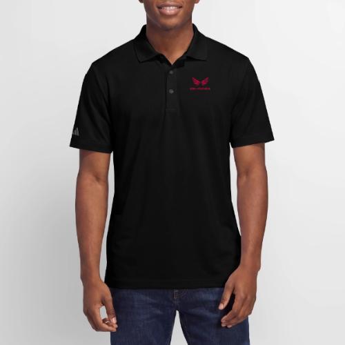 Red Born Wonderful Logo - Adidas Performance Polo