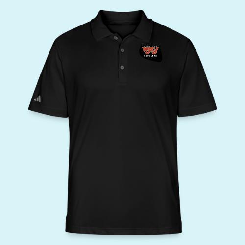 WJEJ Radio Guitar Pic Darker clear background - Adidas Performance Polo