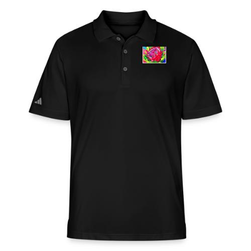 Neon Dragon Fruit Splendor - Adidas Performance Polo