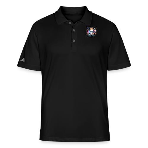 Cute Gamer Shiba Inu Level Up - Adidas Performance Polo
