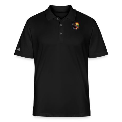 Cosmic Galaxy Rainbow Cat - Adidas Performance Polo