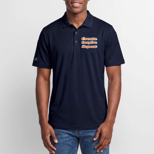 Create, Inspire, Repeat — Artist Life Script - Adidas Performance Polo