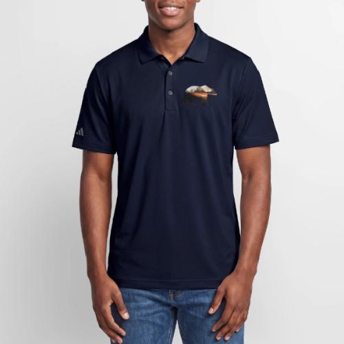 Canada Bear: fiery tones - Adidas Performance Polo