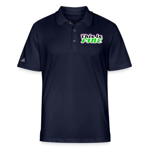 This Is Fine Balance - Adidas Performance Polo