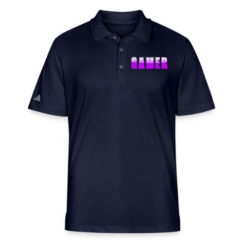 Gamer Purple Glossy Collegiate Design - Adidas Performance Polo
