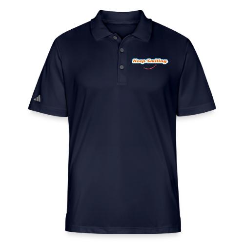 Keep Smiling Positive Vibes Graphic - Adidas Performance Polo
