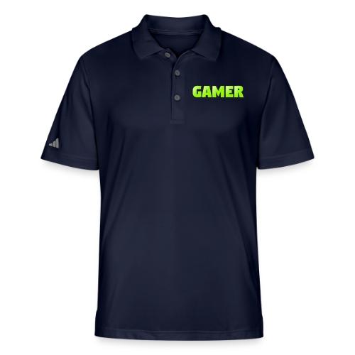 Gamer Neon Green Gaming Logo Design - Adidas Performance Polo