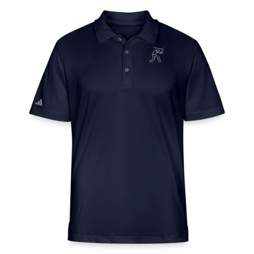 Golf Is Pain Broken Club Quote Cotton - Adidas Performance Polo