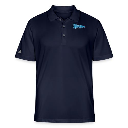 WTTD GUITAR BLUE SILVER REG FONT - Adidas Performance Polo