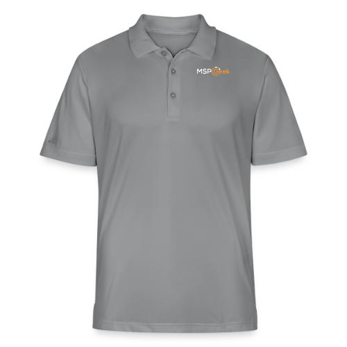 MSPGeek Full White Logo - Adidas Performance Polo