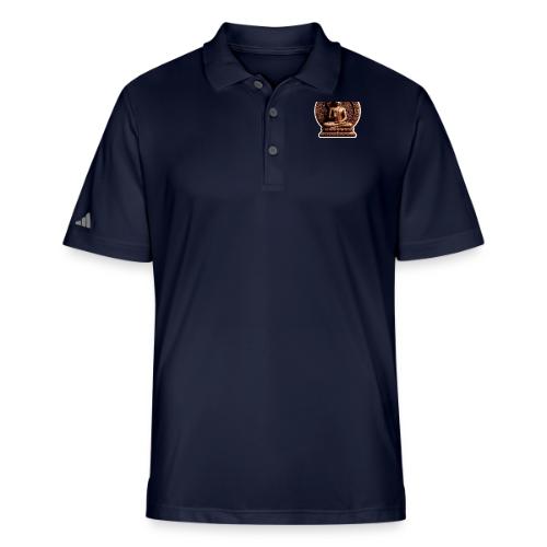Buddha Statue in meditation and Hand Mudra - Adidas Performance Polo