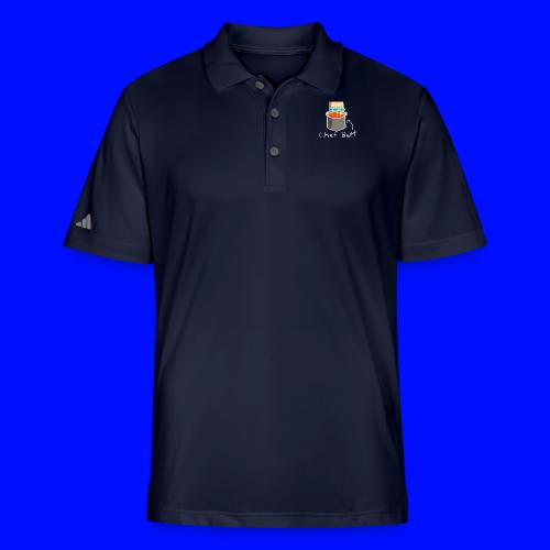 Chef Bert, White Outline (tshirts) - Adidas Performance Polo
