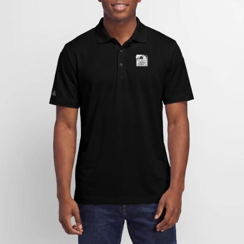 Single Vertical white2 - Adidas Performance Polo