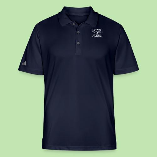 book lover t-shirt, book day shirt, my book is my - Adidas Performance Polo