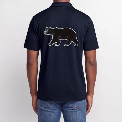 Midnight Black Bear - Adidas Performance Polo