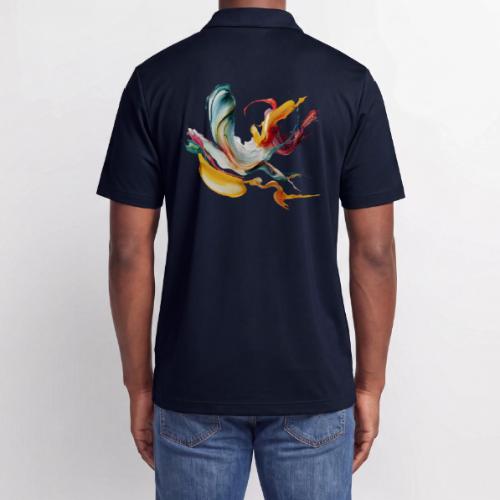 Abstract Chaos - Adidas Performance Polo