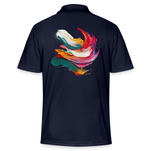 Colorful brushstrokes - Adidas Performance Polo