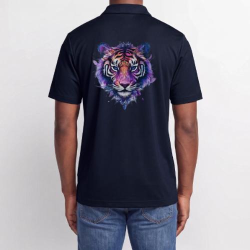 Mystic Violet Tiger - Adidas Performance Polo