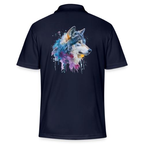 Splash-Art Wolf Head - Adidas Performance Polo