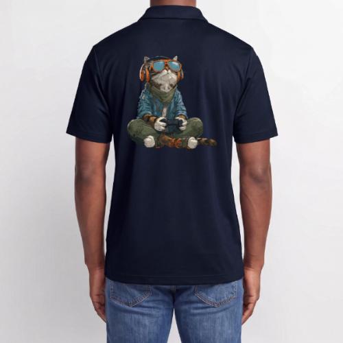Cat: Purrfect Player - Adidas Performance Polo