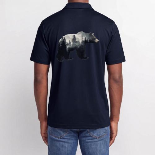 Forest Within the Bear - Adidas Performance Polo
