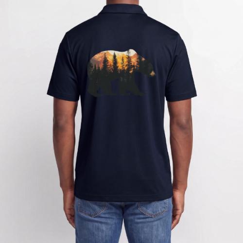 Bear: Sunset Guardian - Adidas Performance Polo