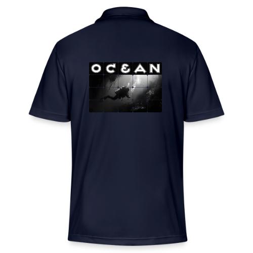 Ocean: Monochrome descent of a scuba diver - Adidas Performance Polo