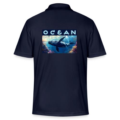 Ocean: Majestic Deep - Adidas Performance Polo