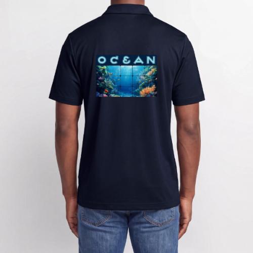 Ocean: Tropical Drift - Adidas Performance Polo