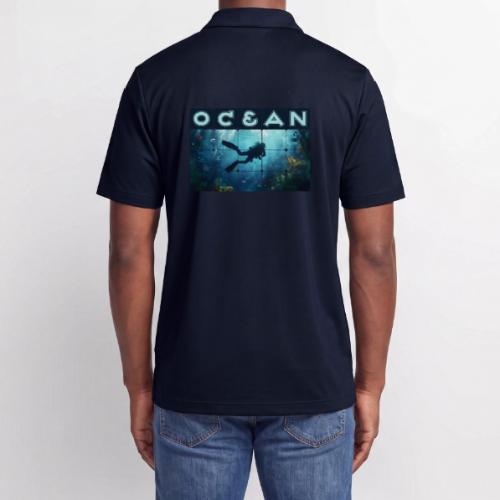 Ocean: Beneath the Blue - Adidas Performance Polo