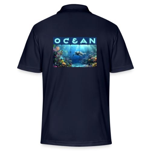 Ocean: Turtle Drift - Adidas Performance Polo