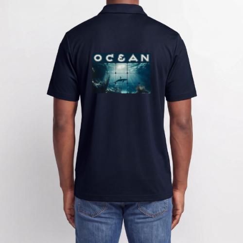 Ocean: Dolphin’s Serenity - Adidas Performance Polo